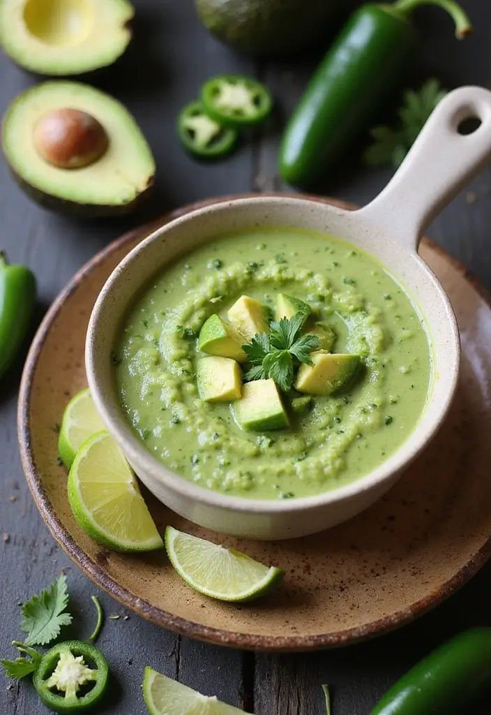 10 Creamy Broccoli Soup Recipes That Are Healthy and Velvety - 6. Spicy Broccoli and Avocado Soup