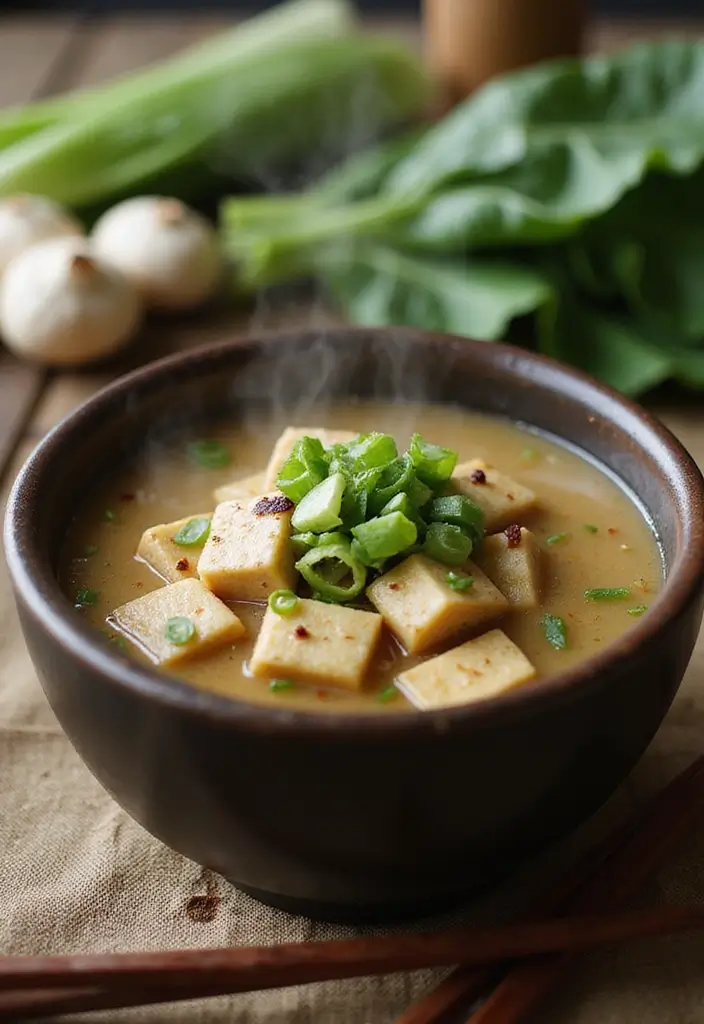 10 Healing Silky Tofu Soup Recipes for Wellness - 1. Miso Silky Tofu Soup