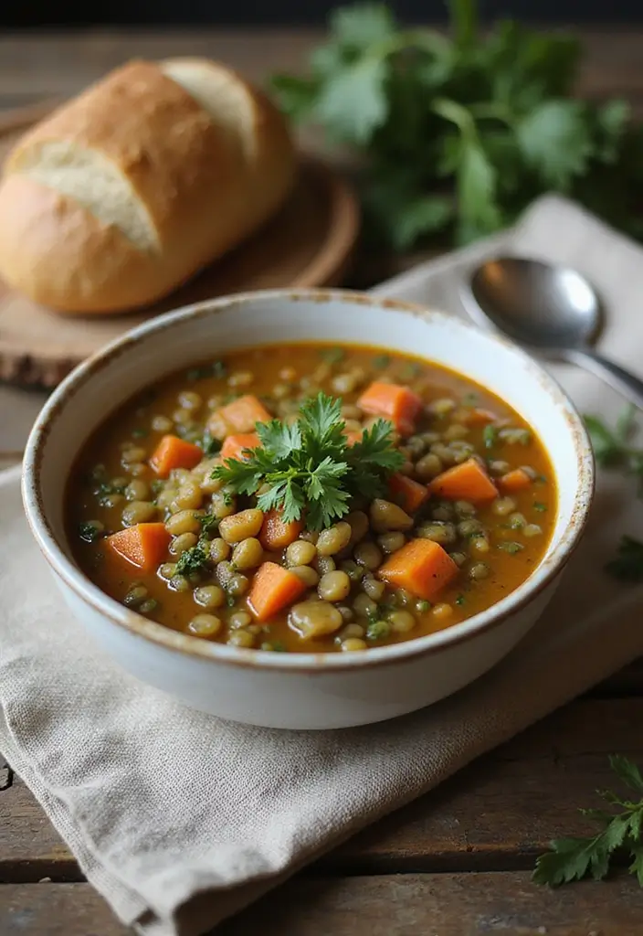 10 Hearty Plant-Based Vegetarian Soup Recipes for Meal Prep - 2. Hearty Vegetable Lentil Soup