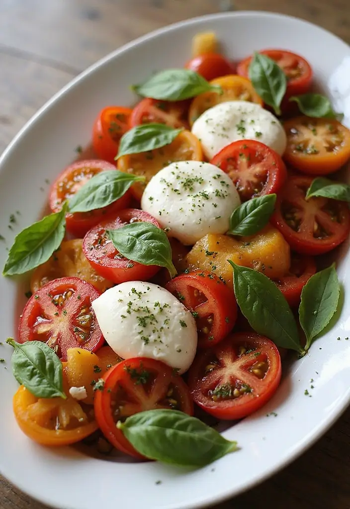 10 Light Summer Salad Recipes to Savor the Season - 2. Caprese Salad with a Twist