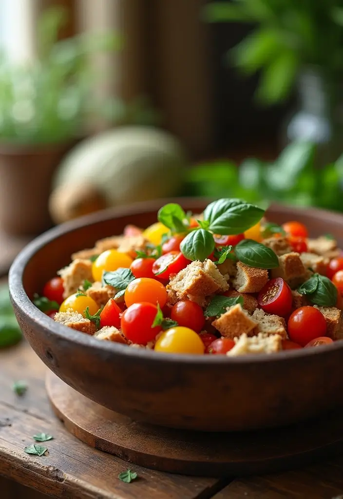 10 Light Summer Salad Recipes to Savor the Season - 6. Panzanella Salad
