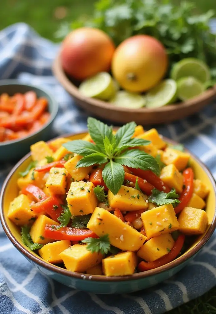 10 Light Summer Salad Recipes to Savor the Season - 7. Thai Mango Salad