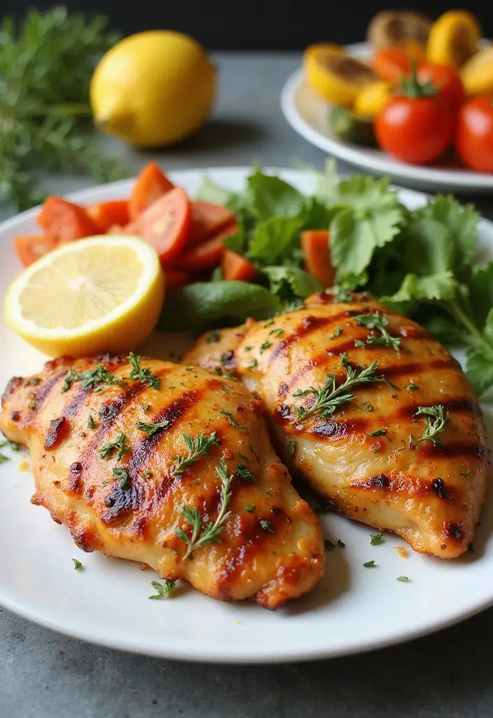 10 Low-Carb Keto Chicken Recipes: Fat-Fueled Meals for You - 2. Spicy Lemon Herb Grilled Chicken