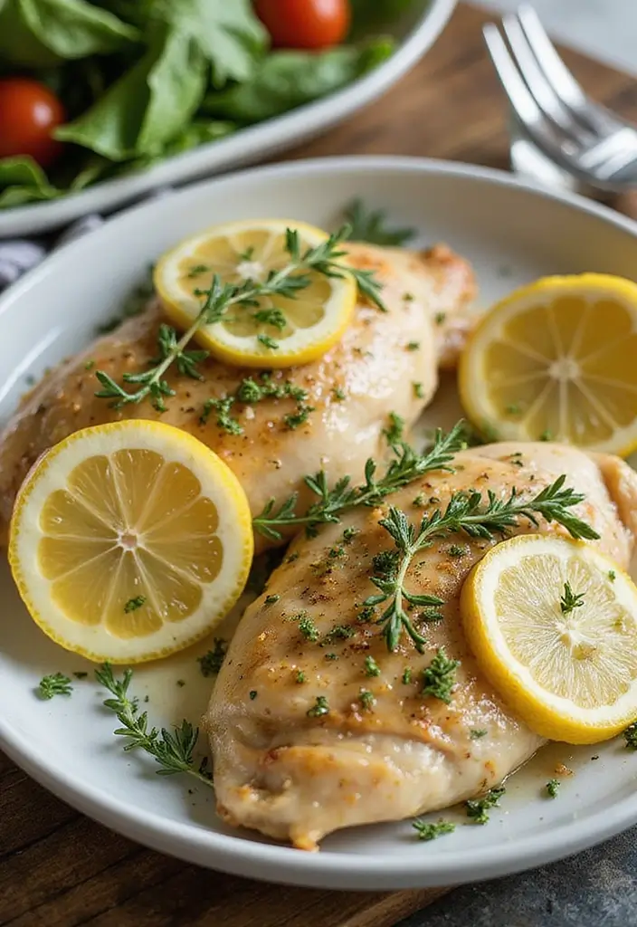 10 Low-Carb Keto Chicken Recipes: Fat-Fueled Meals for You - 4. Lemon Butter Thyme Chicken