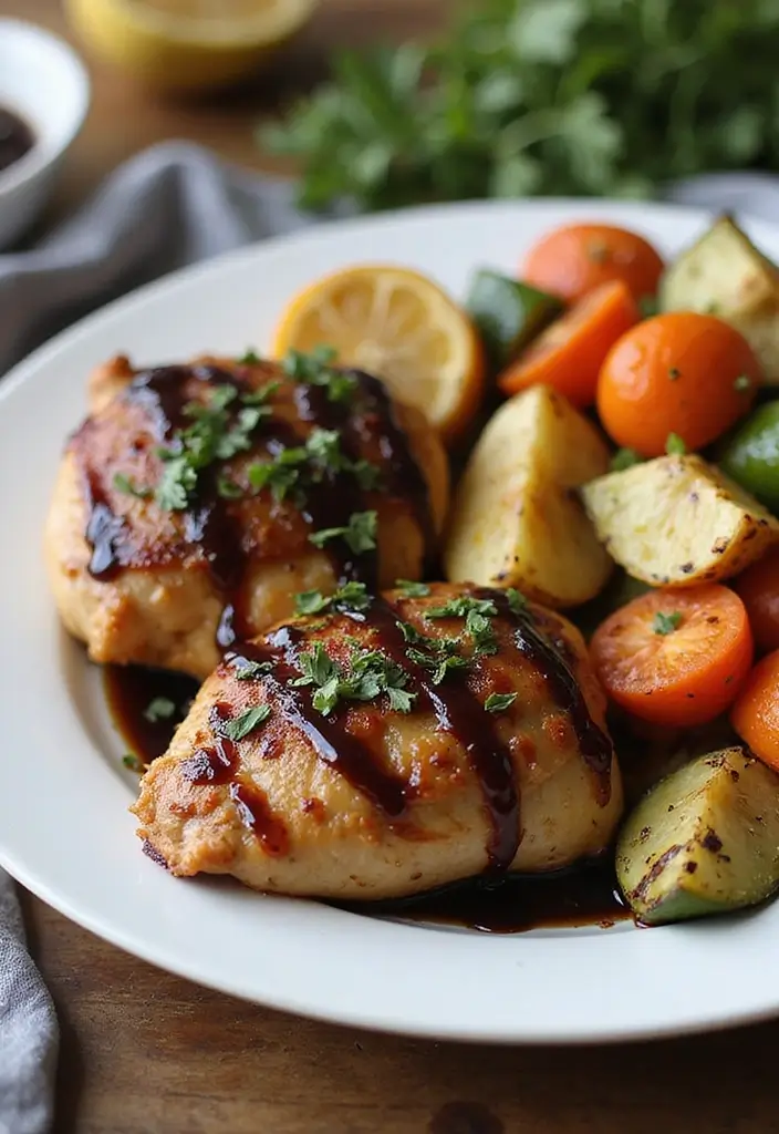 10 Low-Carb Keto Chicken Recipes: Fat-Fueled Meals for You - 5. Balsamic Glazed Chicken Thighs