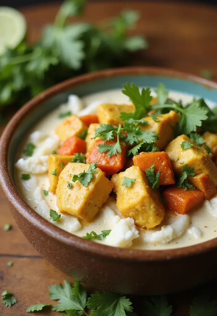 10 Low-Carb Keto Chicken Recipes: Fat-Fueled Meals for You - 7. Coconut Curry Chicken