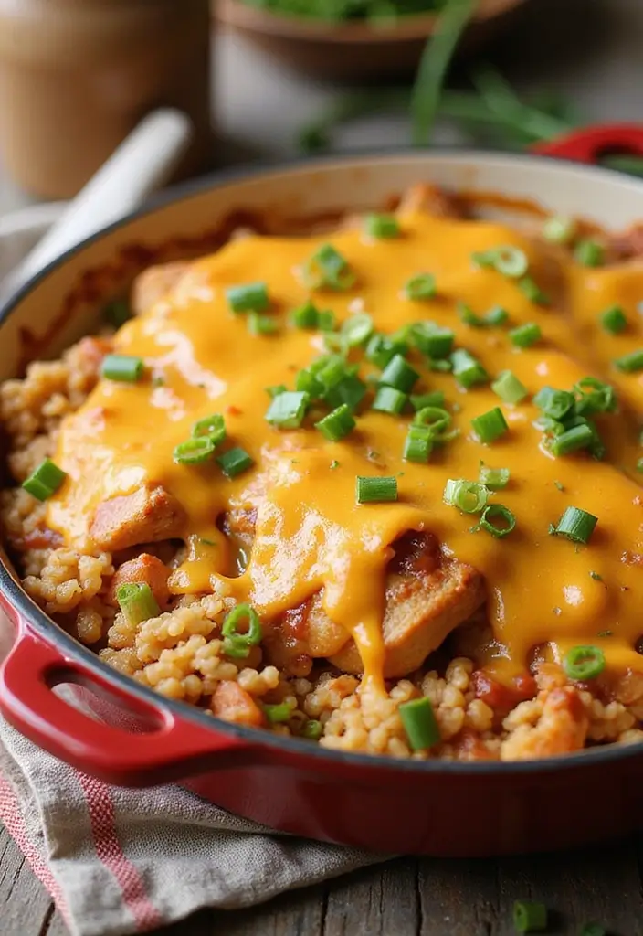 10 Straightforward Chicken Recipes for Busy Weeknights - 6. BBQ Chicken and Rice Casserole