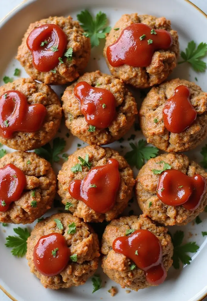 Adorable Mini Meatloaf Recipes: Individual Servings for Easy Dinners - 1. Classic Mini Meatloaf Muffins