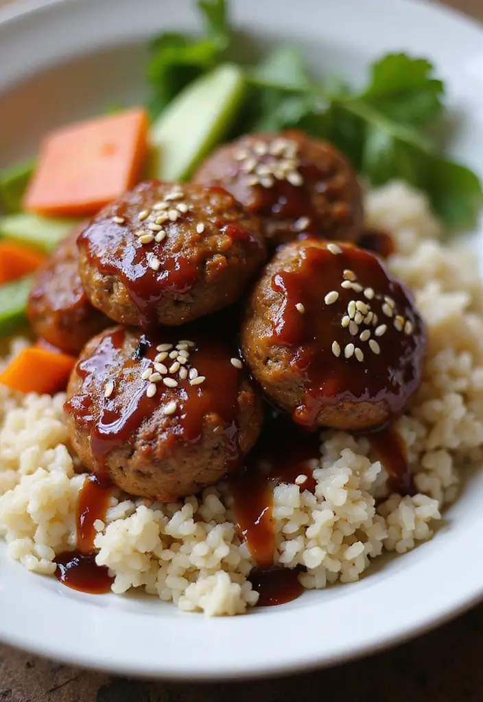Adorable Mini Meatloaf Recipes: Individual Servings for Easy Dinners - 5. Teriyaki Mini Meatloaf Muffins