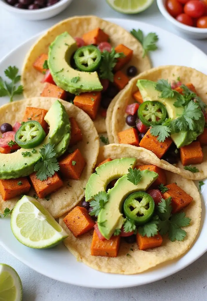 All-Star Sweet Potato Recipes: From Sides to Mains - 2. Sweet Potato and Black Bean Tacos