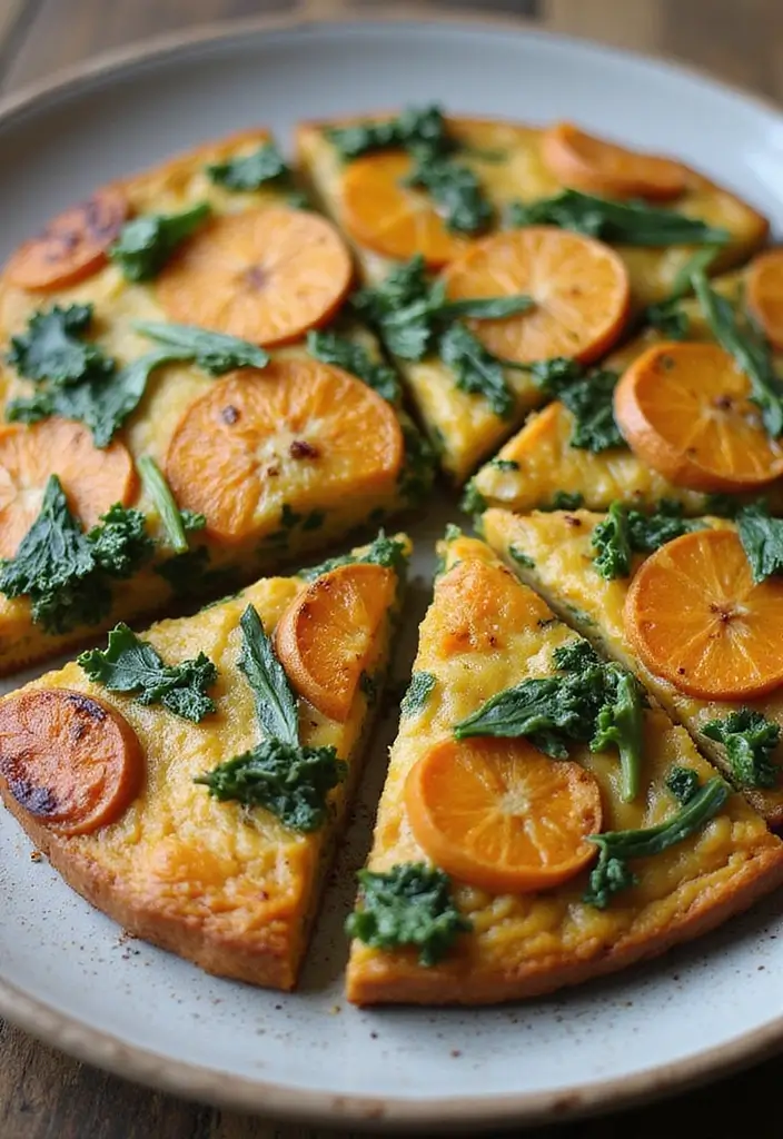 All-Star Sweet Potato Recipes: From Sides to Mains - 7. Sweet Potato & Kale Frittata