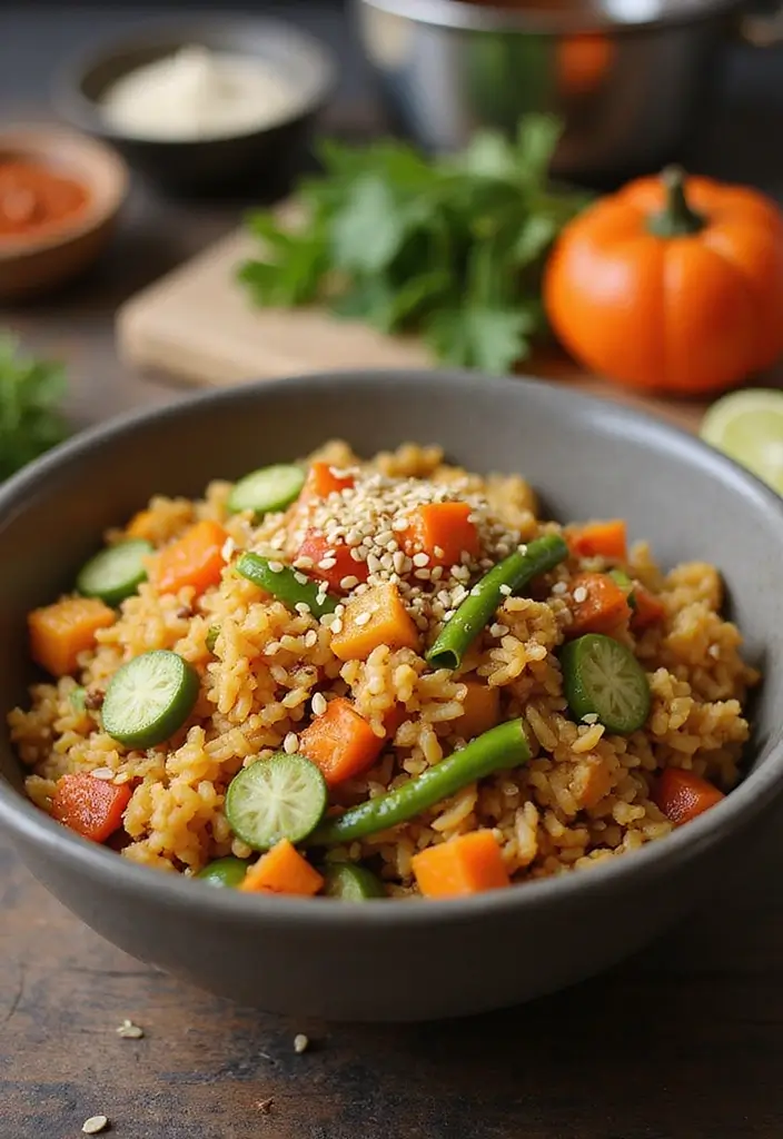Aromatic Basmati Rice Recipes: Side Dishes and Main Courses Alike - 7. Basmati Rice and Lentil Stir-Fry