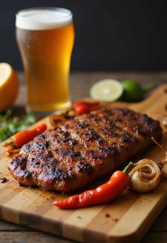 Authentic Carne Asada Recipes: Marinated Grilled Beef - 6. Beer Marinated Carne Asada