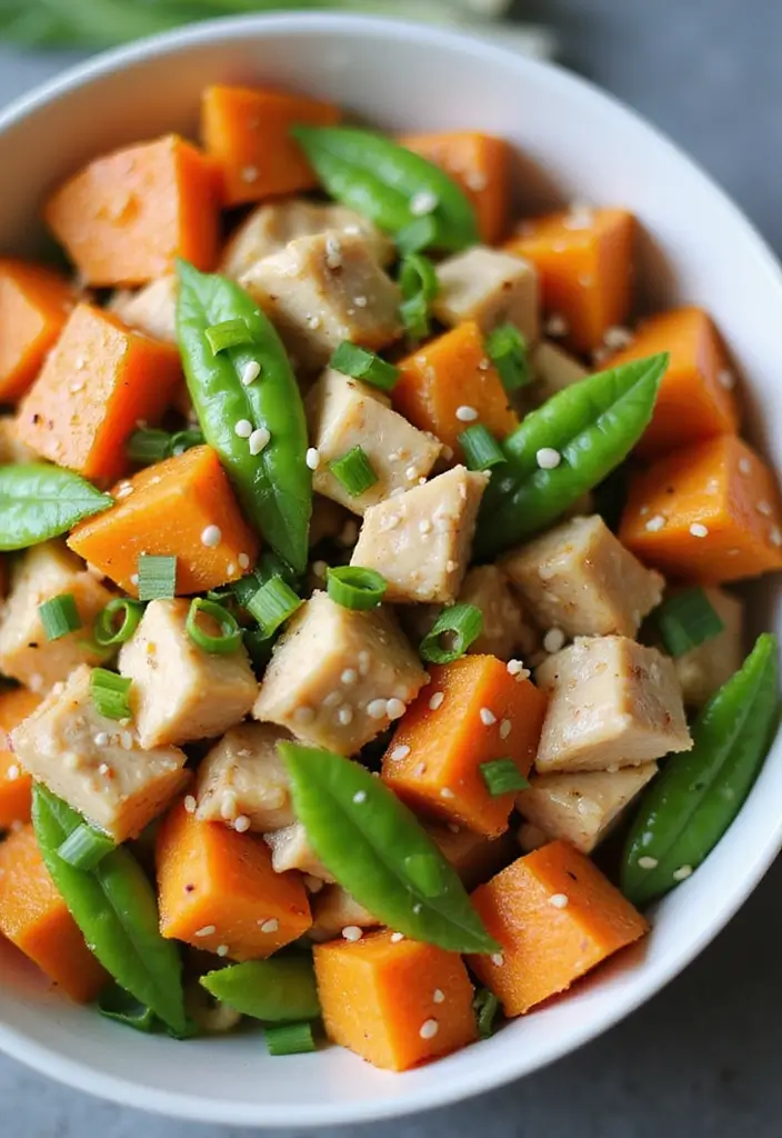Balanced Chicken Sweet Potato Recipes: Protein and Veggie Combos - 4. Asian-Inspired Chicken & Sweet Potato Bowl
