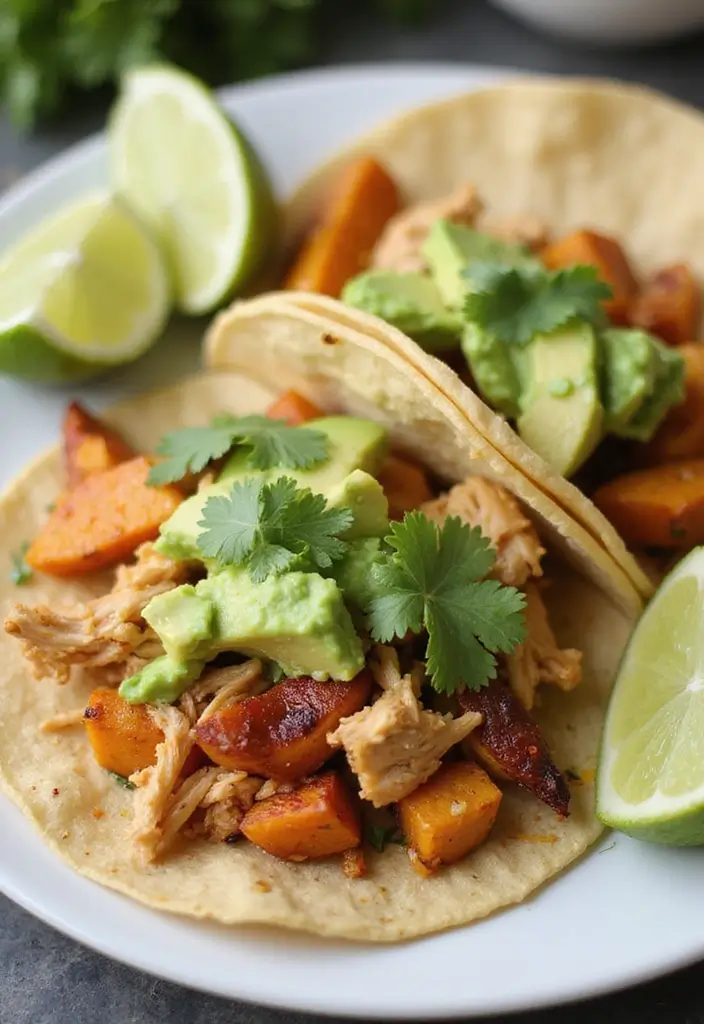 Balanced Chicken Sweet Potato Recipes: Protein and Veggie Combos - 5. Sweet Potato & Chicken Tacos