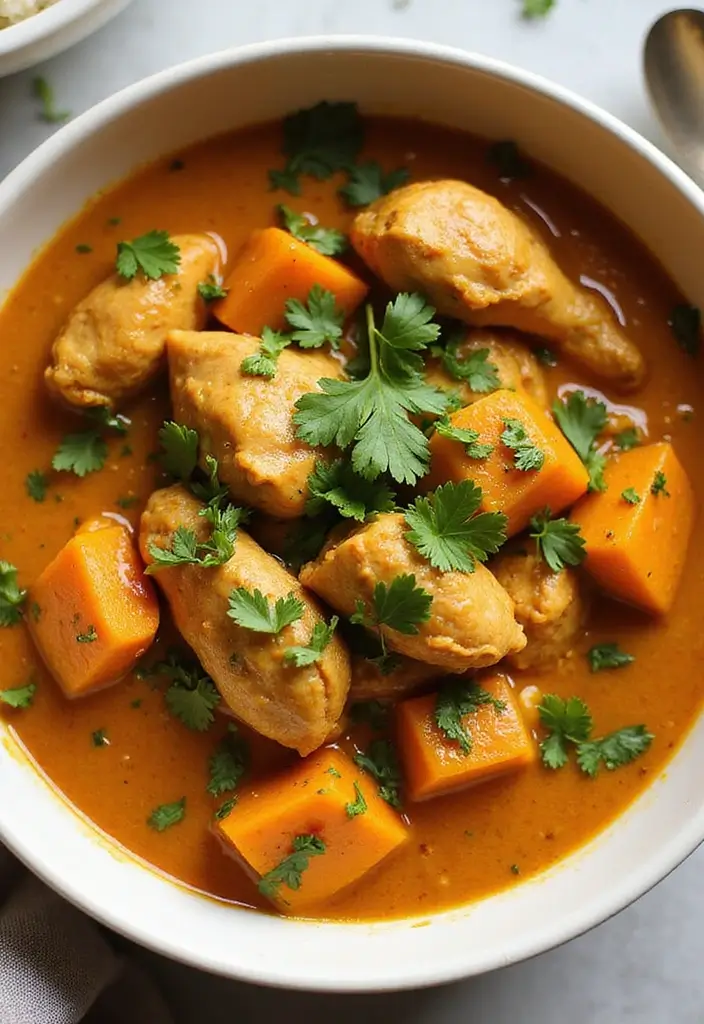 Balanced Chicken Sweet Potato Recipes: Protein and Veggie Combos - 6. Chicken & Sweet Potato Curry