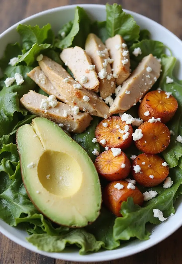 Balanced Chicken Sweet Potato Recipes: Protein and Veggie Combos - 7. Sweet Potato & Chicken Salad