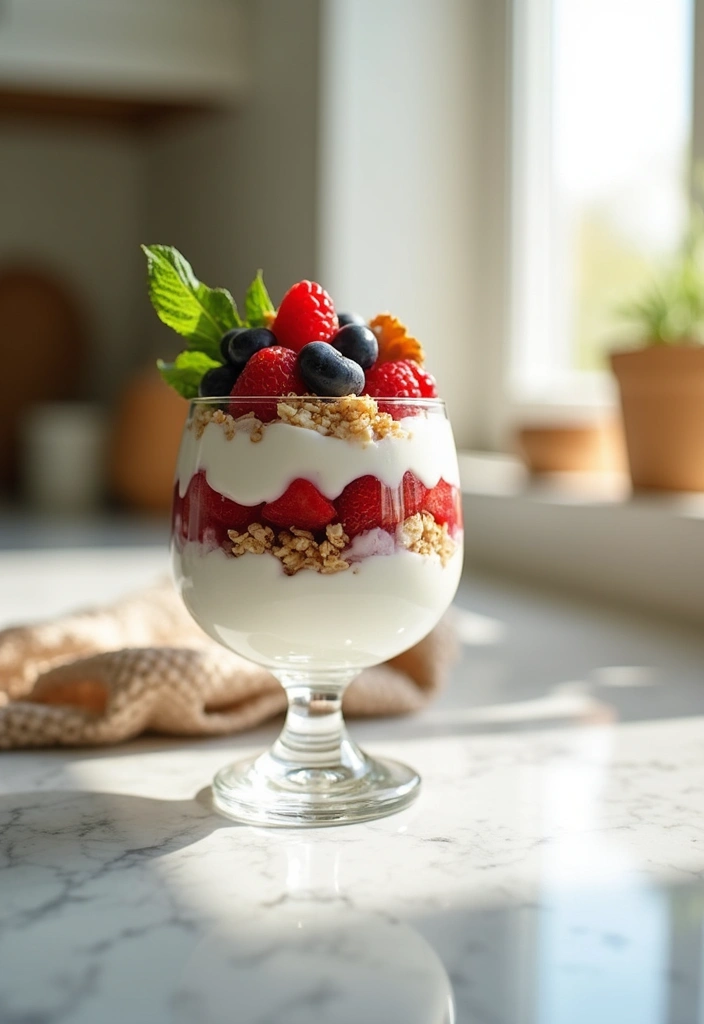 Balanced Macro Friendly Recipes: Trackable Nutrition Meals - 5. Greek Yogurt Parfait