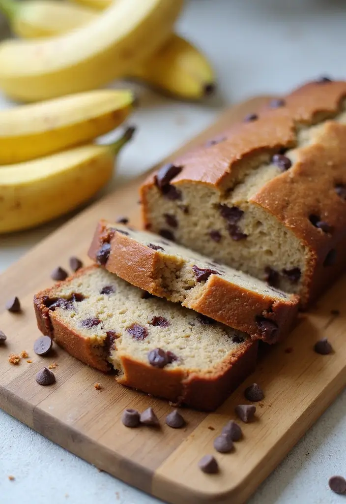 Beginner Easy Cake Recipes: Foolproof Baking for Sweet Tooths - 2. Chocolate Chip Banana Cake