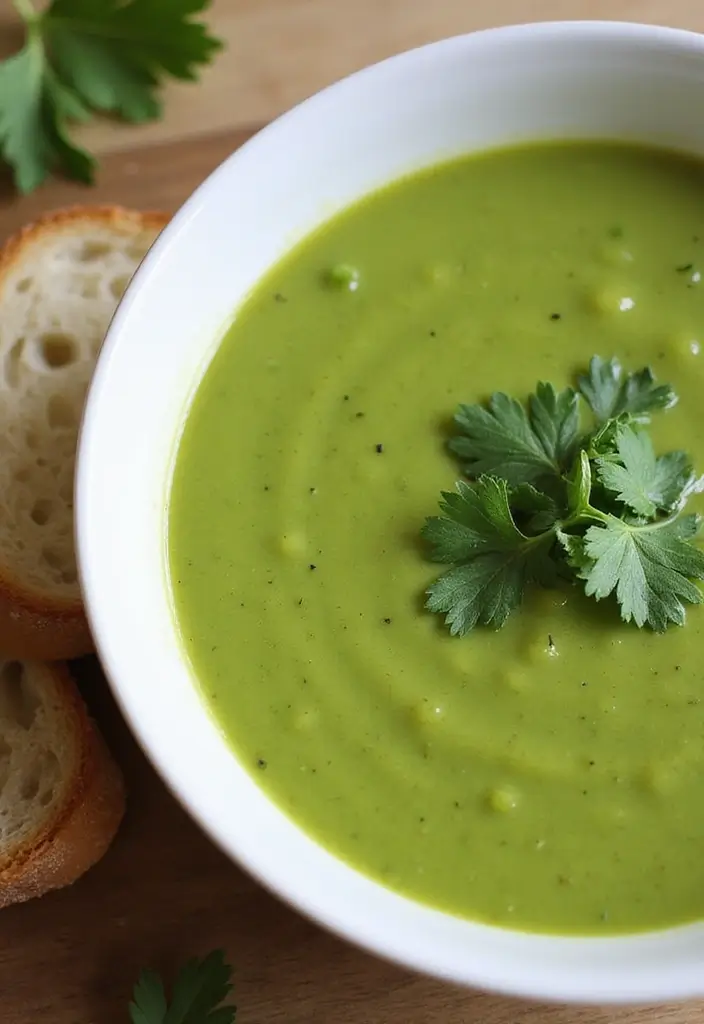 Beginner-Friendly Easy Soup Recipes: Quick and Flavorful Broths - 10. Simple Pea Soup