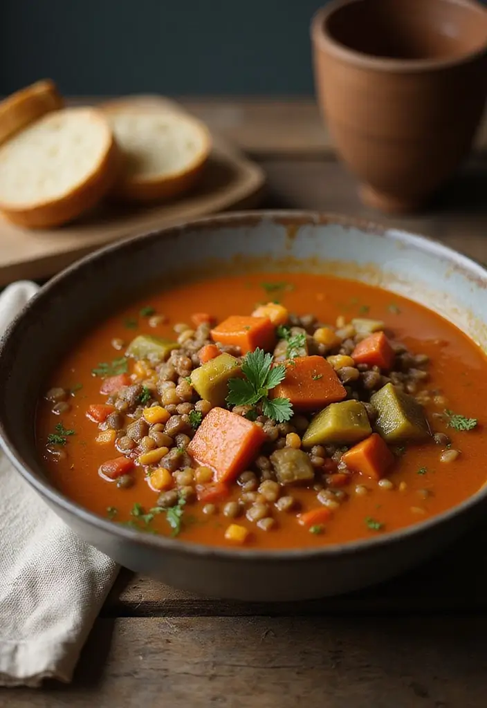 Beginner-Friendly Easy Soup Recipes: Quick and Flavorful Broths - 4. Hearty Lentil Soup