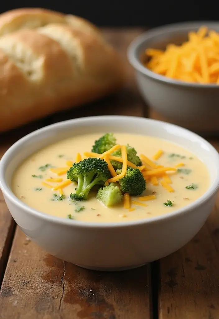 Beginner-Friendly Easy Soup Recipes: Quick and Flavorful Broths - 5. Easy Broccoli Cheese Soup