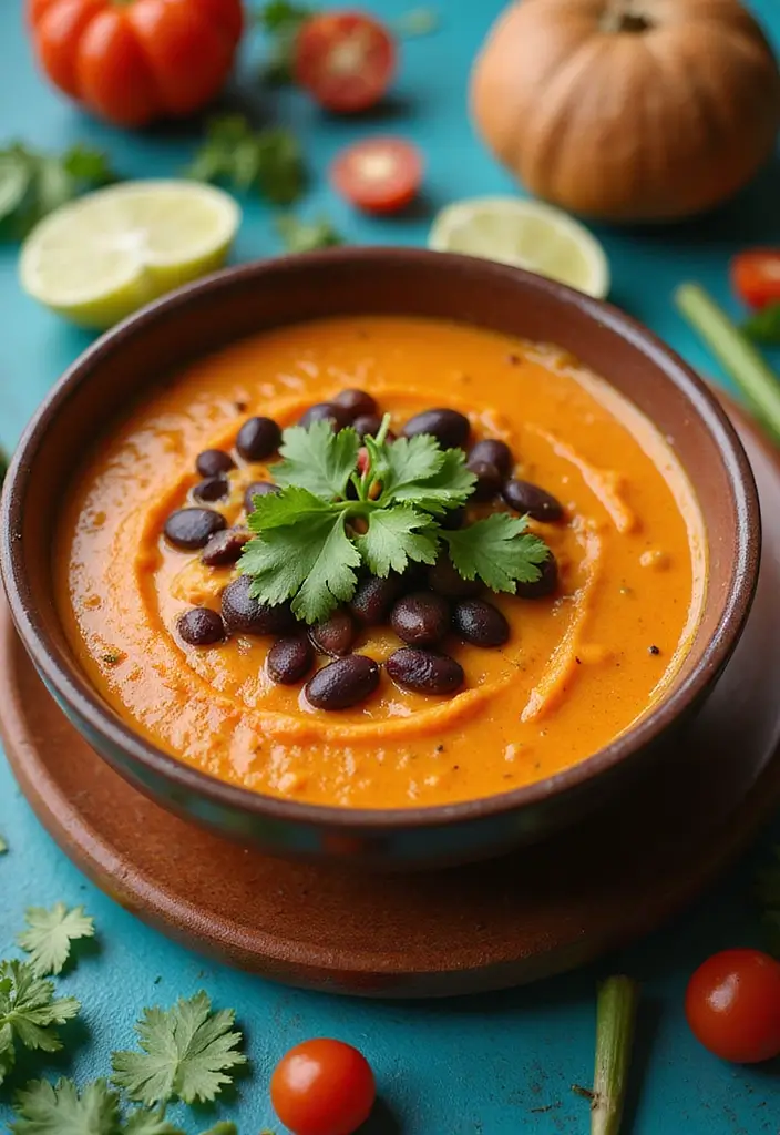 Beginner-Friendly Easy Soup Recipes: Quick and Flavorful Broths - 9. Sweet Potato and Black Bean Soup