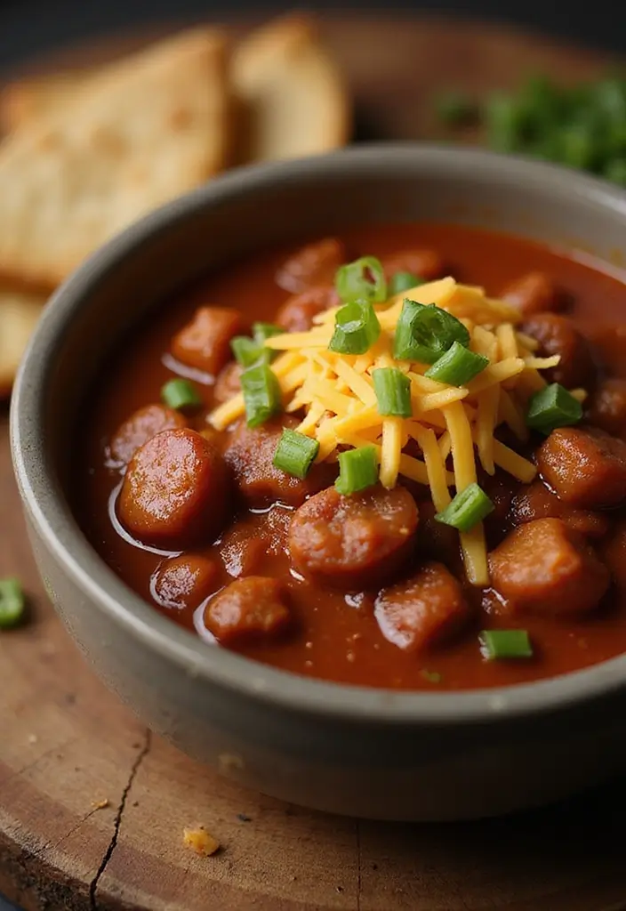 Bite-Sized Little Smokies Recipes: Party Snack Hits - 7. Little Smokies in Chili