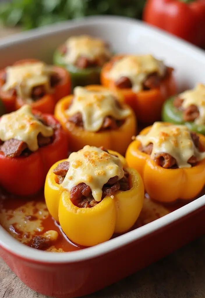 Bite-Sized Little Smokies Recipes: Party Snack Hits - 8. Little Smokies Stuffed Peppers