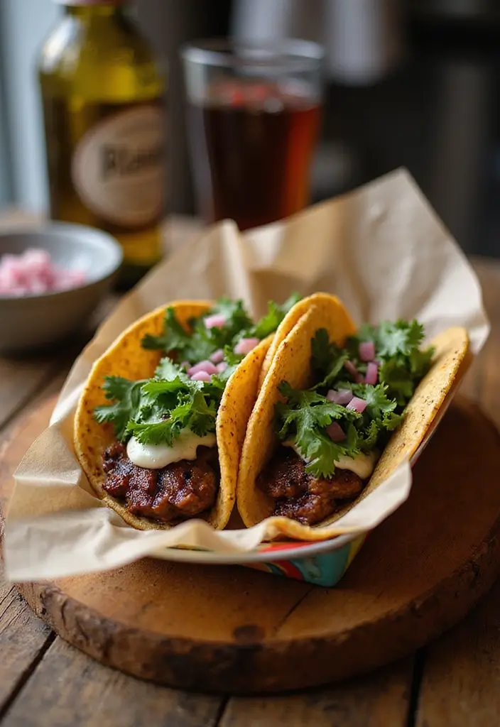 Bold Flank Steak Recipes: Marinated and Grilled Perfection - 10. Chimichurri Flank Steak Tacos