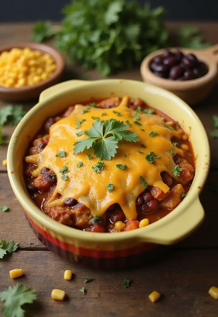 Bubbling Chicken Casserole Recipes: Family Bake Night Ideas - 10. Southwestern Chicken Casserole
