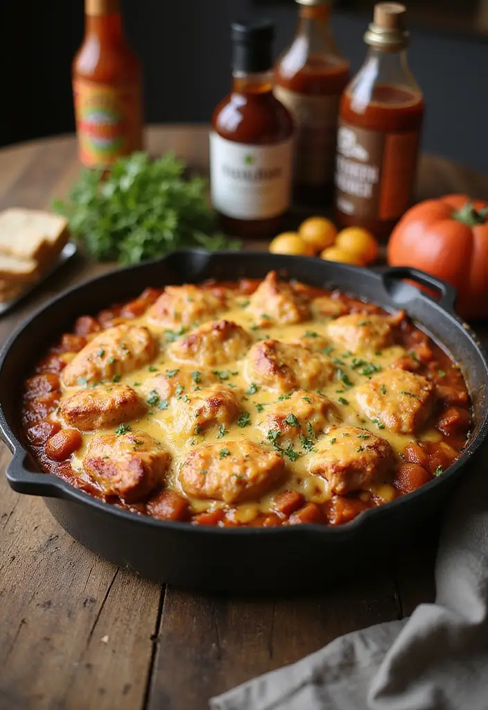 Bubbling Chicken Casserole Recipes: Family Bake Night Ideas - 6. BBQ Chicken Casserole