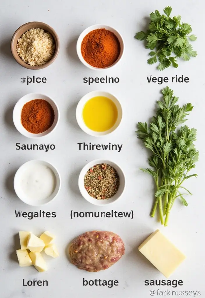 Cajun Dirty Rice Recipe: Flavorful Sausage and Rice Mix - Ingredients List
