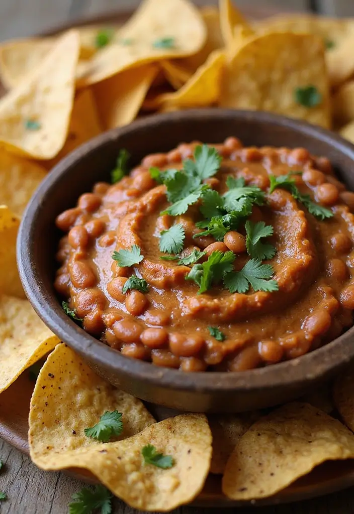 Cheesy Cheese Dip Recipes: Perfect for Parties and Game Days - 7. Smoky Chipotle Bean Dip