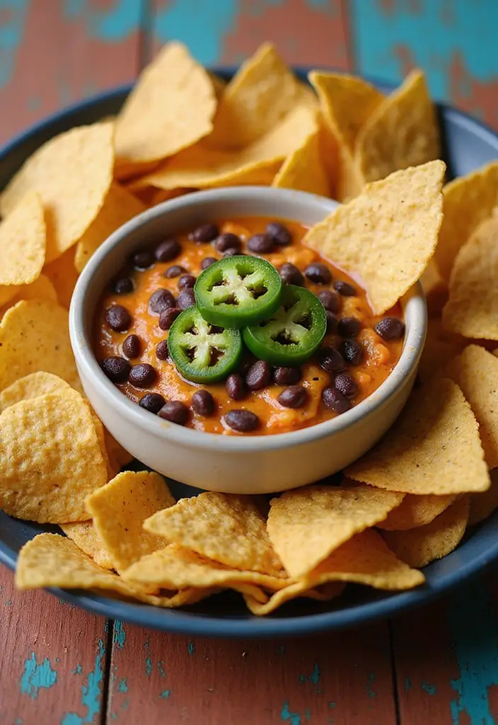 Cheesy Cheese Dip Recipes: Perfect for Parties and Game Days - 9. Spicy Black Bean Queso