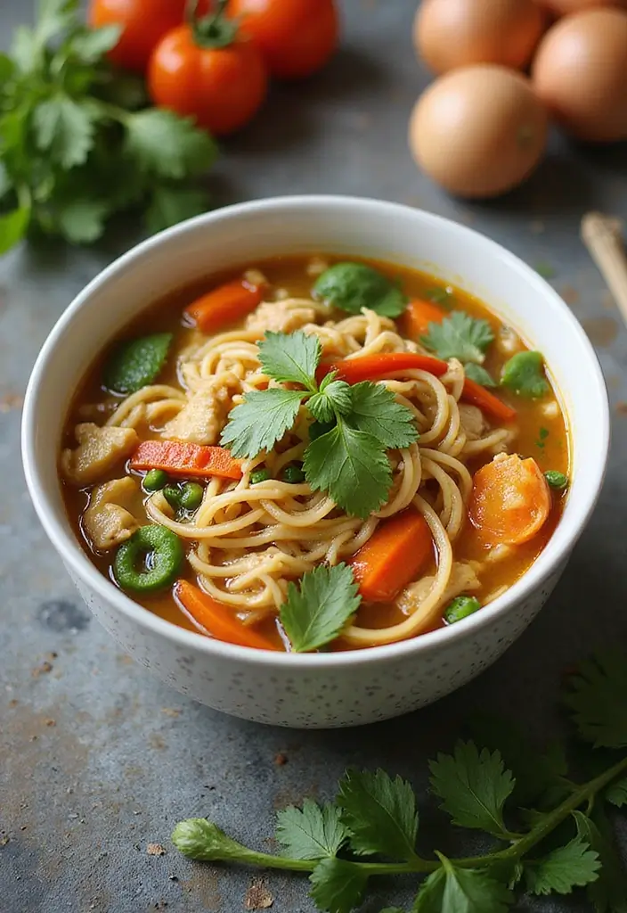 Classic Chicken Noodle Soup Recipes: Soothing Remedies for Any Day - 10. Vegetable Chicken Noodle Soup