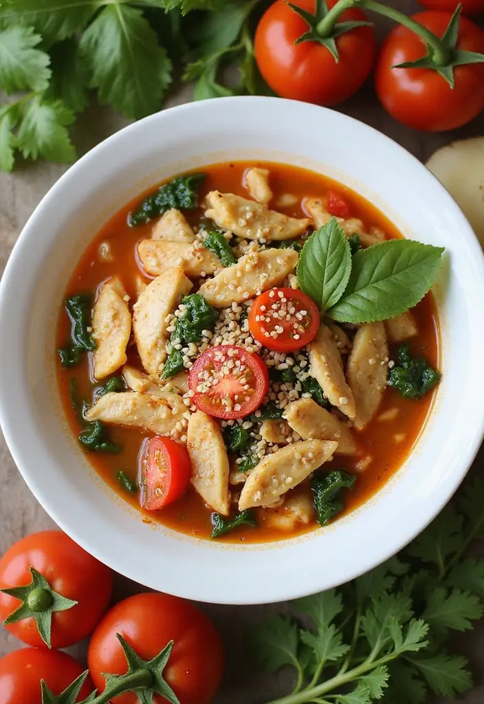Classic Chicken Noodle Soup Recipes: Soothing Remedies for Any Day - 5. Mediterranean Chicken Noodle Soup