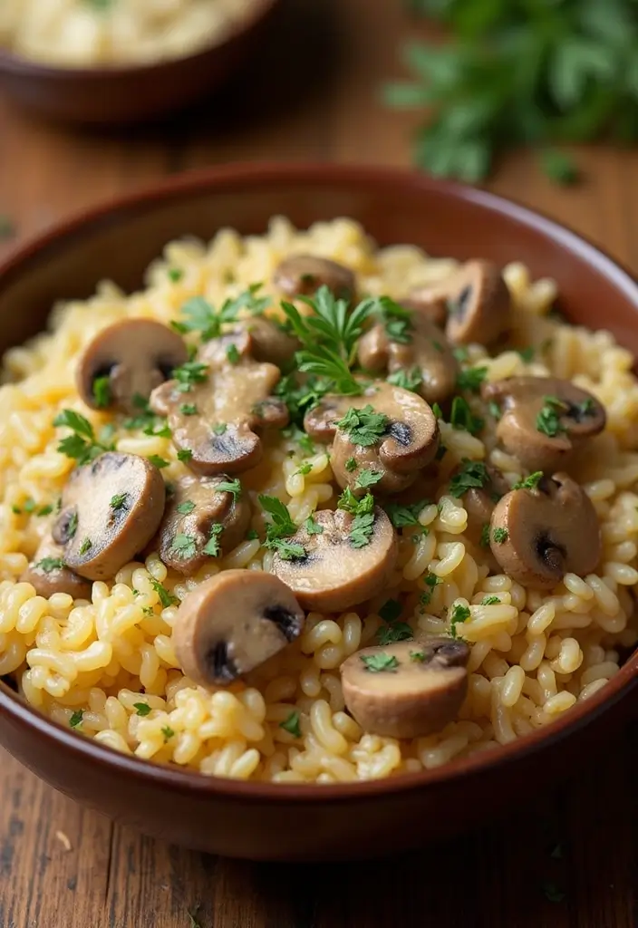 Classic Chicken and Rice Recipes: Comfort Food Staples - 7. Creamy Mushroom Chicken & Rice