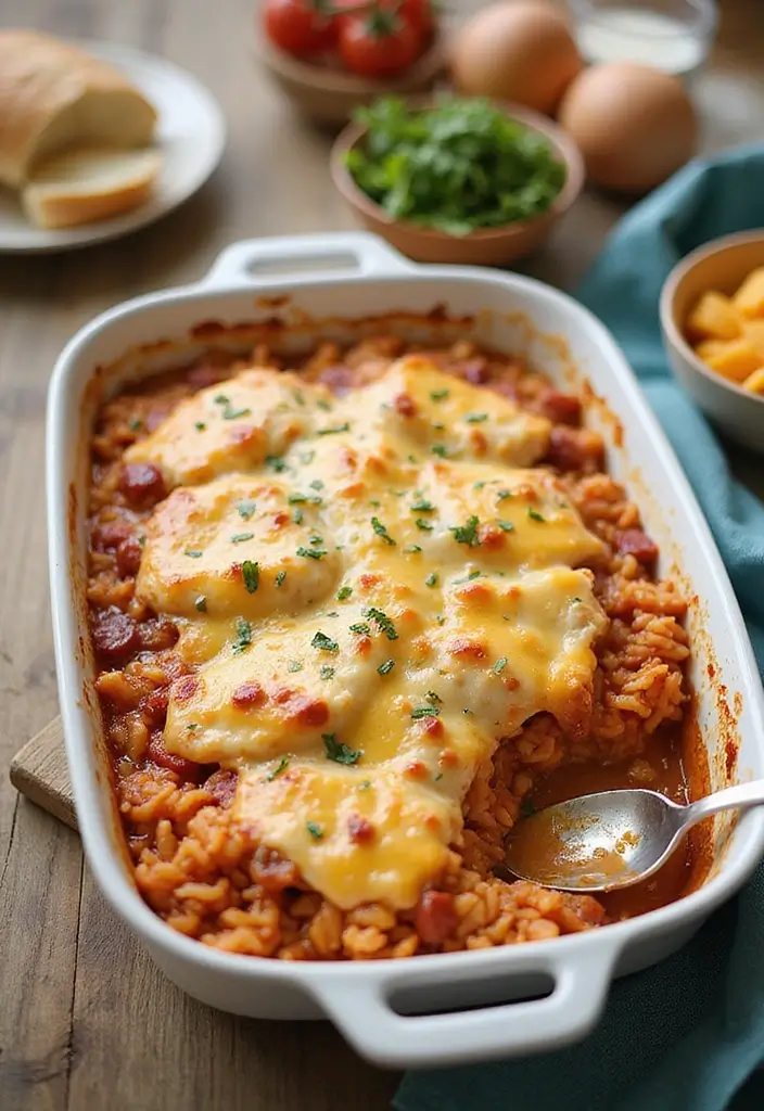 Classic Chicken and Rice Recipes: Comfort Food Staples - 9. BBQ Chicken & Rice Bake