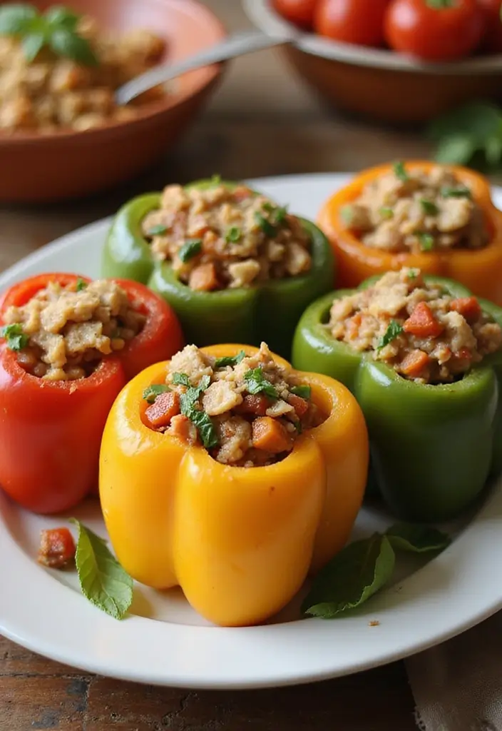 Clean Whole 30 Recipes: Compliant Meals for Reset Diets - 15. Stuffed Bell Peppers