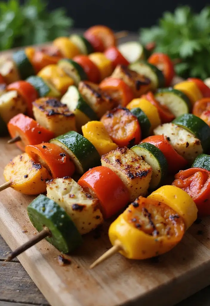 Clean Whole 30 Recipes: Compliant Meals for Reset Diets - 16. Grilled Vegetable Skewers
