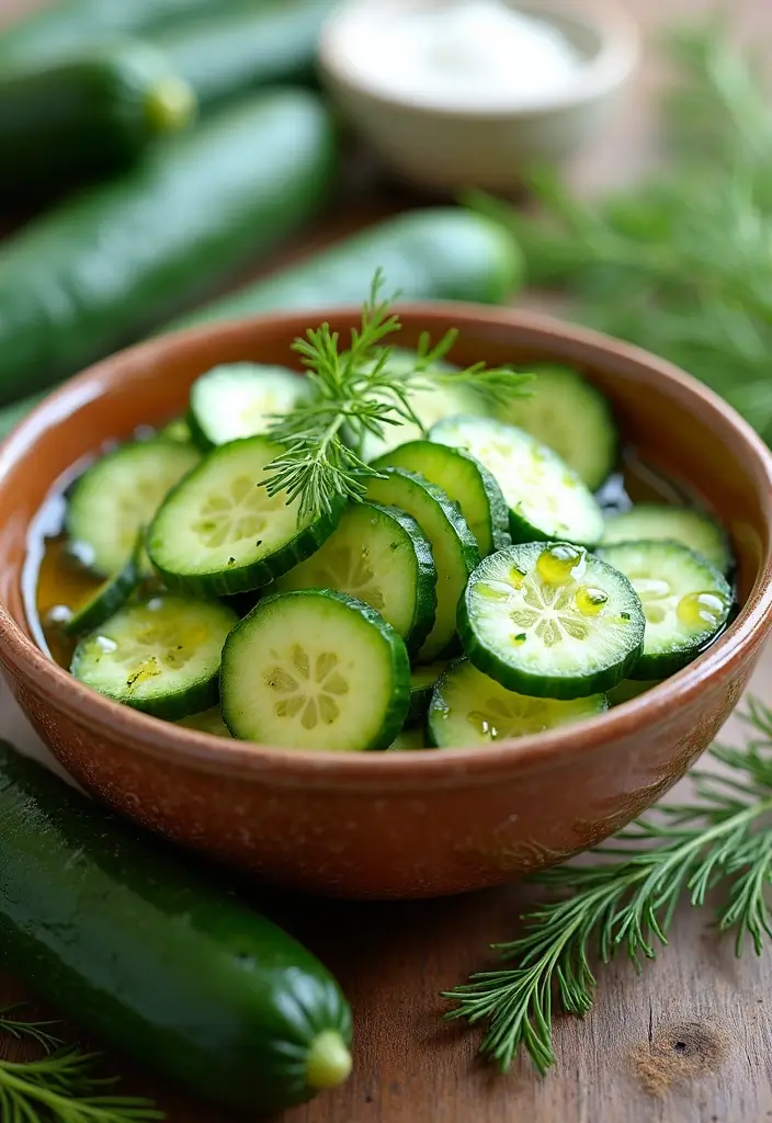 Clean Whole 30 Recipes: Compliant Meals for Reset Diets - 19. Cucumber Salad with Dill