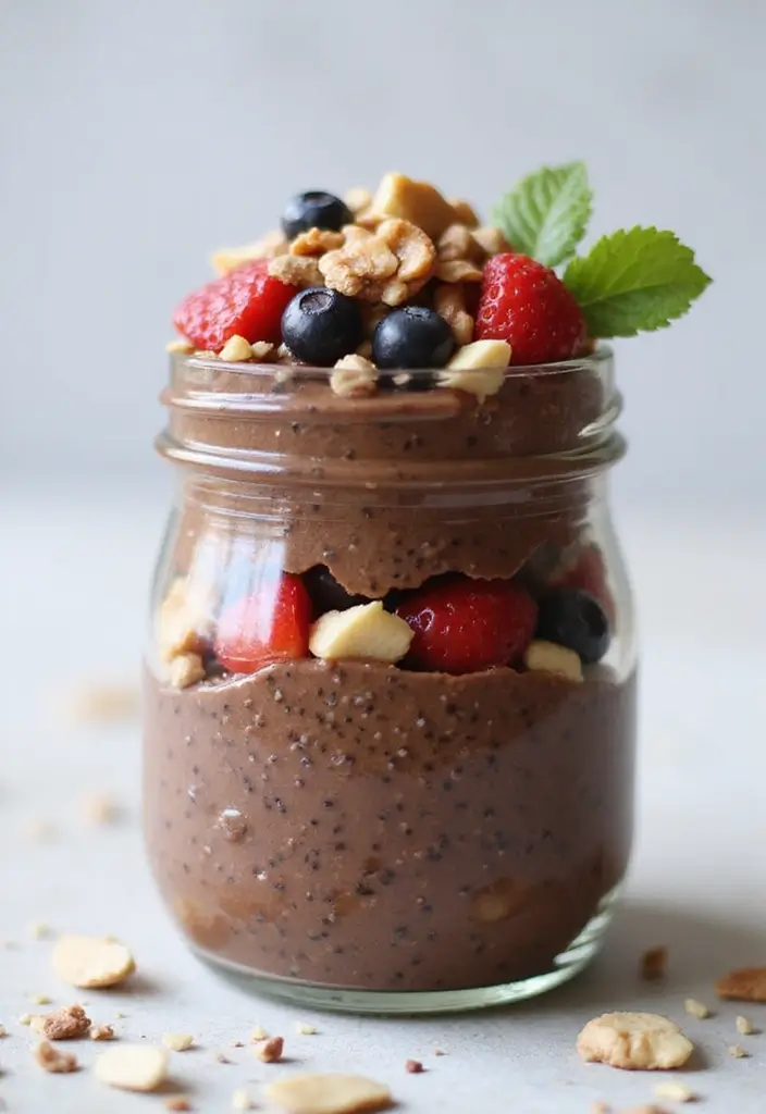 Clean Whole 30 Recipes: Compliant Meals for Reset Diets - 21. Chocolate Chia Seed Pudding