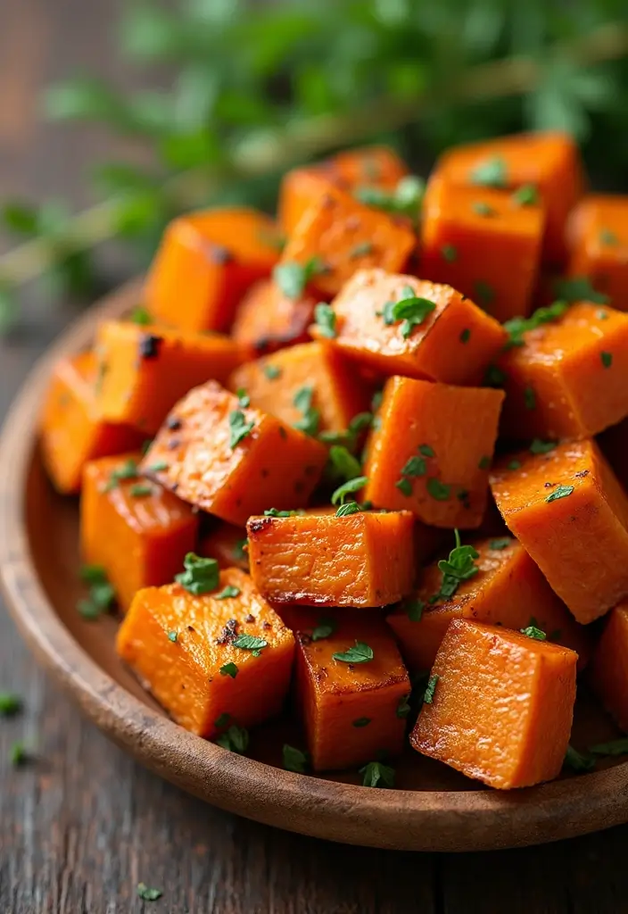 Clean Whole 30 Recipes: Compliant Meals for Reset Diets - 5. Herb-Roasted Sweet Potatoes