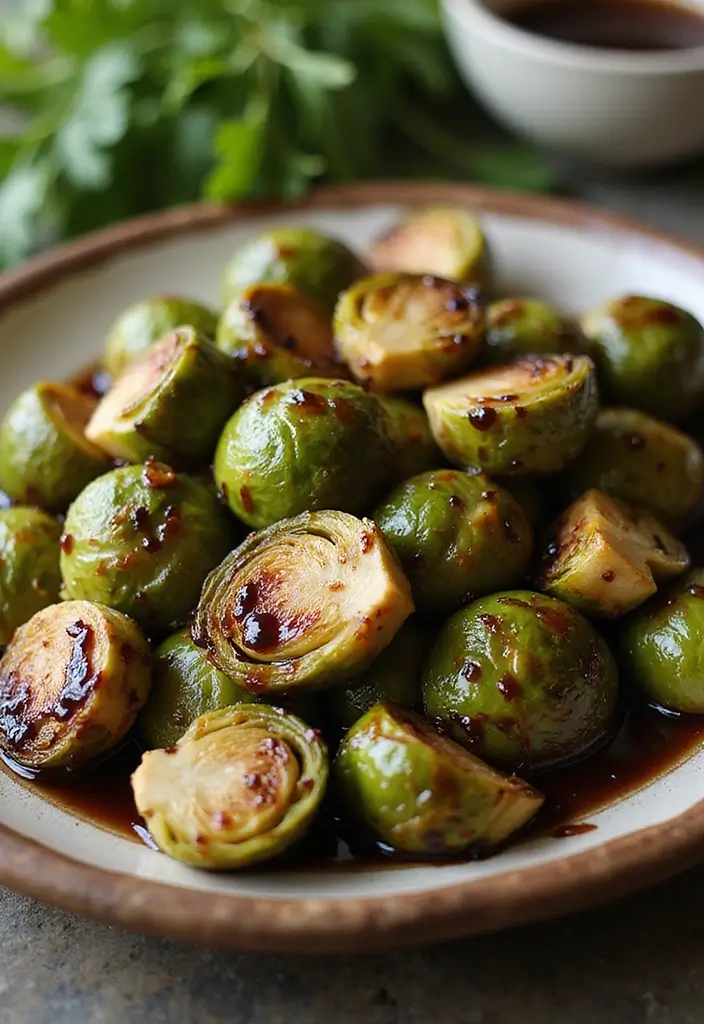 Clean Whole 30 Recipes: Compliant Meals for Reset Diets - 8. Balsamic Glazed Brussels Sprouts
