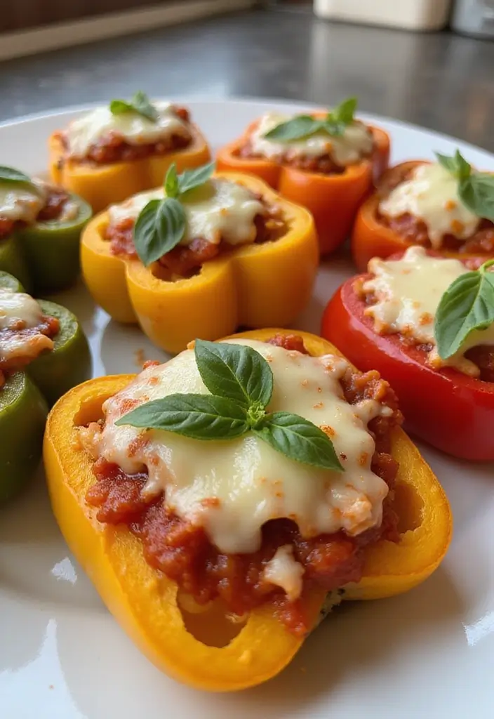 Colorful Bell Pepper Recipes: Stuffed, Stir-Fried, and Roasted - 9. Bell Pepper Pizza Bites