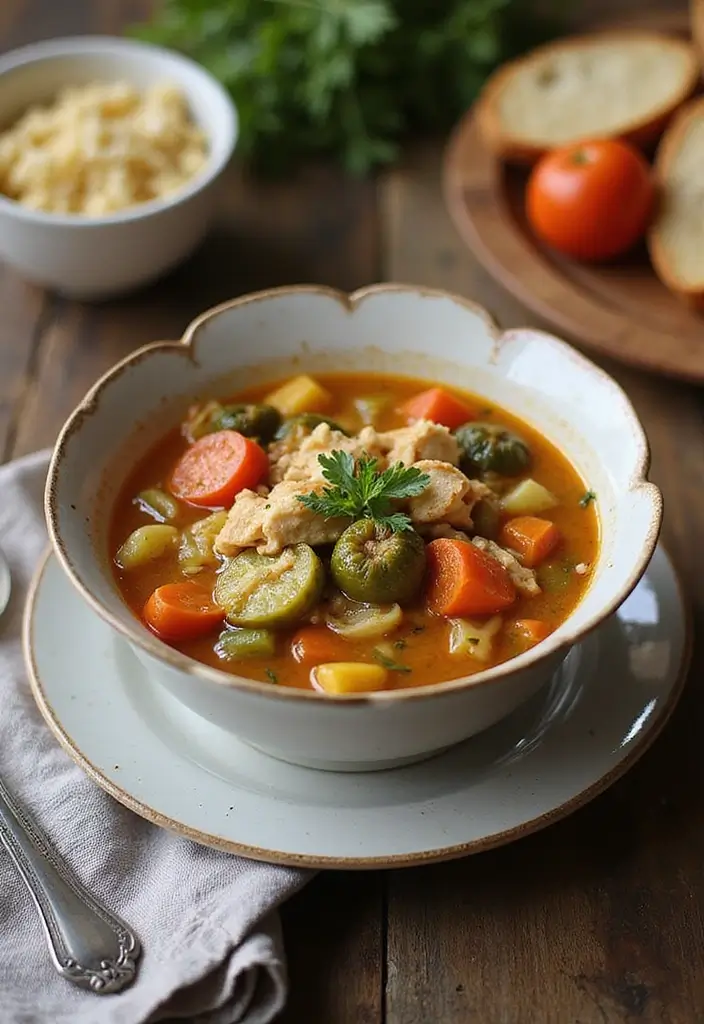 Comforting Chicken Orzo Recipes: Pasta Soups and Casseroles - 3. Hearty Chicken Orzo Vegetable Soup