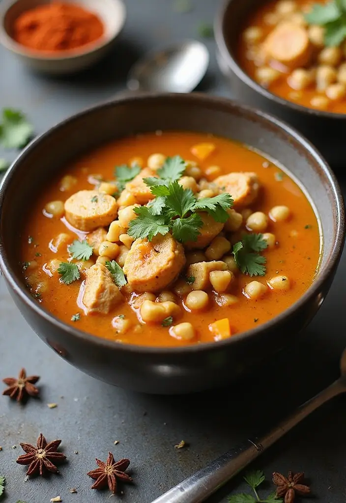 Comforting Chicken Orzo Recipes: Pasta Soups and Casseroles - 7. Spicy Chicken Orzo Soup with Chickpeas
