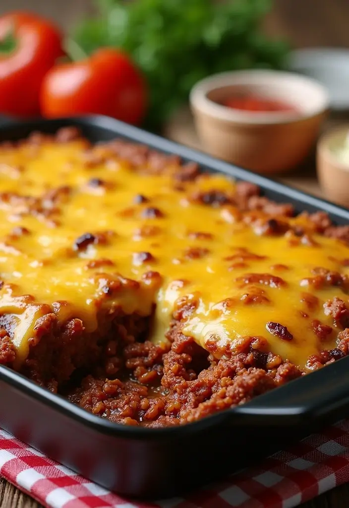 Comforting Ground Beef Casserole Recipes: Easy Oven-Baked Dinners - 7. BBQ Beef Casserole