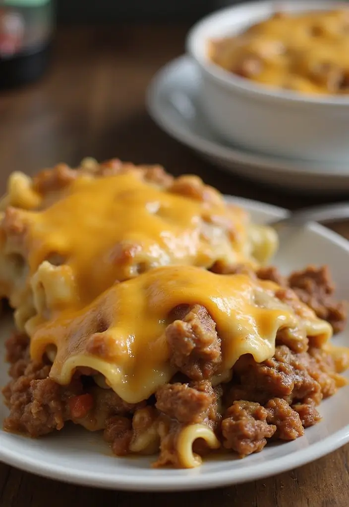 Comforting Ground Beef Casserole Recipes: Easy Oven-Baked Dinners - 9. Ground Beef and Noodle Casserole